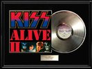 KISS ALIVE TWO II LP WHITE GOLD SILVER PLATINUM TONE RECORD NON RIAA FRAME