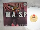 W.A.S.P ANIMAL MUSIC FOR NATIONS 12-KUT-109 UK WHITE VINYL 12
