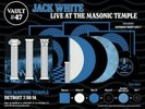 Third Man Records Vault 47 Jack White Live At Masonic Temple 4LP Vinyl Stripes