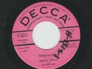 ROCKABILLY - BUDDY HOLLY and THREE TUNES - TING-A-LING - HEAR - 1958 PROMO DECCA