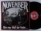 NOVEMBER En Ny Tid Ar Har... SONET LP VG+ sweden