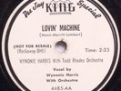 78 WYNONIE HARRIS Lovin Machine / Luscious Woman KING 4485 DJ E