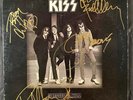 kiss signed Dressed to Kill Gene Paul Ace Peter autographed in gold Album Vinyl