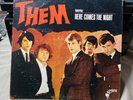 RARE CLASSIC THEM VAN MORRISON LP-HERE COMES THE NIGHT-PARROT LABEL