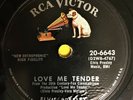 Elvis Presley US 78 RPM Schellack RCA Black Label Record 20-6643 TOP