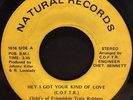 Soul 45 CHILD'S OF FRIENDSHIP TRAIN ROBBERS hey i got your kind of love NATURAL