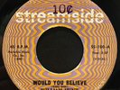60s Soul 45 WILLIAM HUNT Would You Believe STREAMSIDE listen