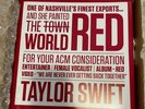 RARE Taylor Swift RED Vinyl 2012 ACM FYC Promo IN BOX BRAND NEW