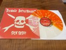 Teenage Bottlerocket Sick Sesh   Colored Vinyl LP Half White/Orange Splatter