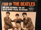 four by The Beatles EAP 1–2121 no record picture sleeve only hard cover