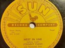 VINTAGE 1957 JOHNNY CASH (SUN) 78 RPM   NEXT IN LINE / DON'T MAKE ME GO  U-245