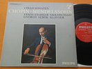 Starker Sebök Chopin Mendelssohn Cello Sonatas Dutch Philips Stereo EX+