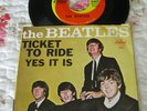 The Beatles-Ticket To Ride/Yes It Is-Vinyl 45 w/Picture Sleeve
