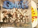GWAR Carnival Of Chaos Vinyl LP Yellow + blood red splatter color Metal Blade