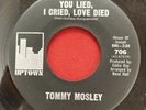 Tommy Mosley - You Lied, I Cried / For Her Love - Uptown - RARE NORTHERN SOUL 45