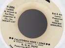 Orig Promo R.D.M. BAND California Here I Come / Give Up 45 Virture Soul