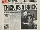 JETHRO TULL / THICK AS A BRICK JAPAN ISSUE LP NEWSPAPER COVER W/INSERT
