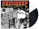 NECK DEEP - THE PEACE AND THE PANIC - LTD 1/1000 WHITE BLACK SPLIT VINYL LP MINT