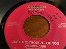 DELORES CARR “JUST THE THOUGHT OF YOU” / “LONELY” RARE MODERN SOUL FUNK 45