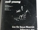 Neil Young Live On Sugar Mountain February 1,1971 LP  TESTED