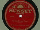 c 78 RPM Sol Hoopii as Waikiki Hawaiian Trio Sunset 1095 in E- Rare label