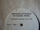 Country Music International Festival radio show October 23 & 24 1982 3 LP set