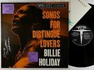 Billie Holiday - Songs For Distingue Lovers LP - Verve Mono DG VG++ Autograph