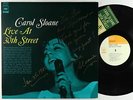 Carol Sloane - Live At 30th Street LP - CBS/Sony Japan VG+ Autograph Obi