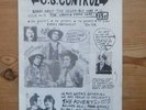 C.S. CONTROL #2 UK 1978 RARE BELFAST PUNK FANZINE DAMNED OUTCASTS ADVERTS R.HELL