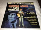 GEORGE JONES Salutes Hank Williams LP ORIGINAL MERCURY RECORDS STEREO