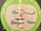 RARE APPLE one sided ACETATE MONO DEMO VAUGHAN THOMAS GIANT 1972 GIANT VG++