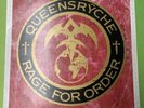 Queensryche Rage For Order ST17197 EMI US Vinyl LP 1986 Capitol Black Ring