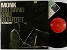 Thelonious Monk - Big Band & Quartet In Concert LP - 2-Eye Mono VG++ Autograph