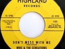 Mike & The Censations - Don't Mess With Me / There Is Nothing I Can Do About It