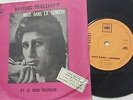 MIKE BRANT  mais dans la lumiere RARE  ISRAELI P/S HEBREW COVER