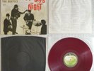 The Beatles - A Hard Days Night (1969) LP (VG+) SUPER RARE Apple RED Vinyl 1st