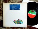 1971 ORIG + SONGS STICKER   KING CRIMSON   ISLANDS   MELLOTRON FRIPP PROG PSYCH