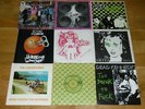 9 SINGLES - THE DAMNED - CLASH - POLICE - UNDERTONES - VALVES - SAINTS - NICE