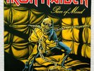 IRON MAIDEN . piece of mind LP 1.Press 1983 Metallica AC/DC Slayer Megadeth rare