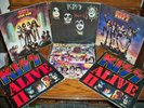 Kiss-6 Covers/Records-Rock-FOR CRAFT OR DISPLAY ONLY-NOT FOR PLAY