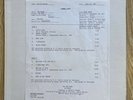SPLINTER DARK HORSE TEST PRESSING LP 1977 GEORGE HARRISON NEAR MINT CUE SHEET