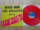 SEX PISTOLS-NEVER MIND THE BOLLOCKS  LP-PUNK CLASH DAMNED-RED VINYL RE-ISSUE