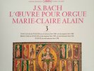 ΕRATO STU 70070 BACH ORGAN WORKS VOLUME 3  *MARIE-CLAIRE ALAIN* TAS/HP LIST* NM