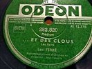 LEO FERRE/JEAN FAUSTIN Paris Canaille/Et Des Clous NM 1953 ODEON France 282.820
