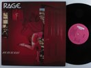 RAGE Run For The Night CARRERE LP VG++ uk ^^