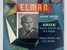 LXT 5113 Grieg Violin Sonatas Nos.1&3 Mischa Elman violin & Joseph Seiger, NM
