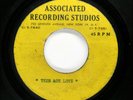 REGENTS Doo Wop ACETATE 45rpm Teen Age Love b/w Barbara Ann HEAR