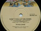 KISS PETER CRISS *DON'T YOU LET ME DOWN* RARE OZ CASABLANCA / ASTOR 7
