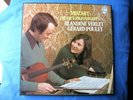 MOZART EARLY VIOLIN SONATAS  BLANDINE VERLET GERARD POULET 3 LP box PHILIPS MINT