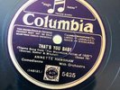 ANNETTE HANSHAW Col (E) 5425 Big City Blues/Thats You Baby (hot band)  E